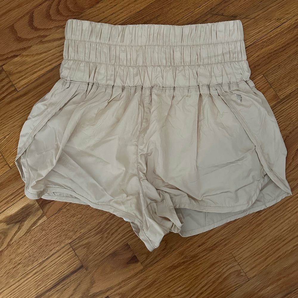 Cream Free People Movement active shorts
